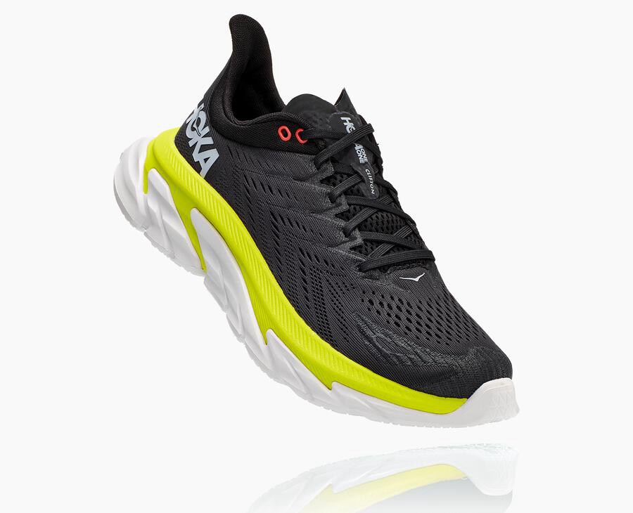 Tenis Hoka One One Masculino Pretas - Clifton Edge - 721-FPYBIM